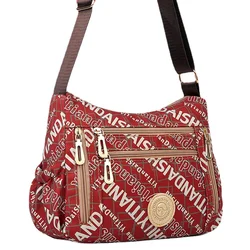 Torba na ramię Oxford Women Casual Crossbody torba wielofunkcyjna torebka na zakupy 2021 torba o dużej pojemności Fashion Flap