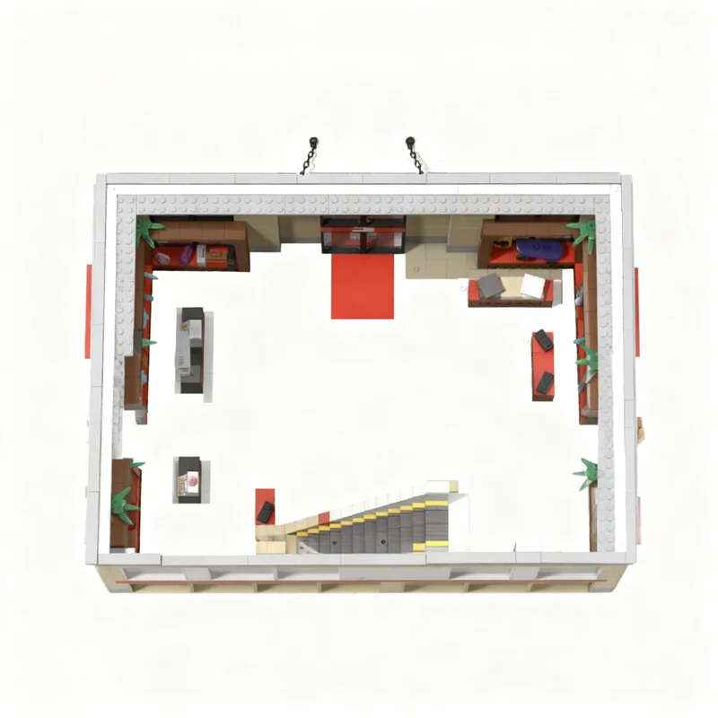 4047pcs MOC MB09 Department Store Modular Streetscape Model Building Blocks Toy Gift Creative Display Collectible Desk Premium