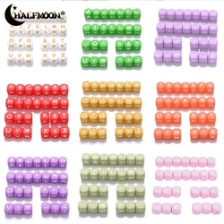 12mm 26Pcs A-Z English Alphabet Letter Beads Silicone Letters Beads Baby Teething Teethers for DIY Jewelry Making Pacifier Chain