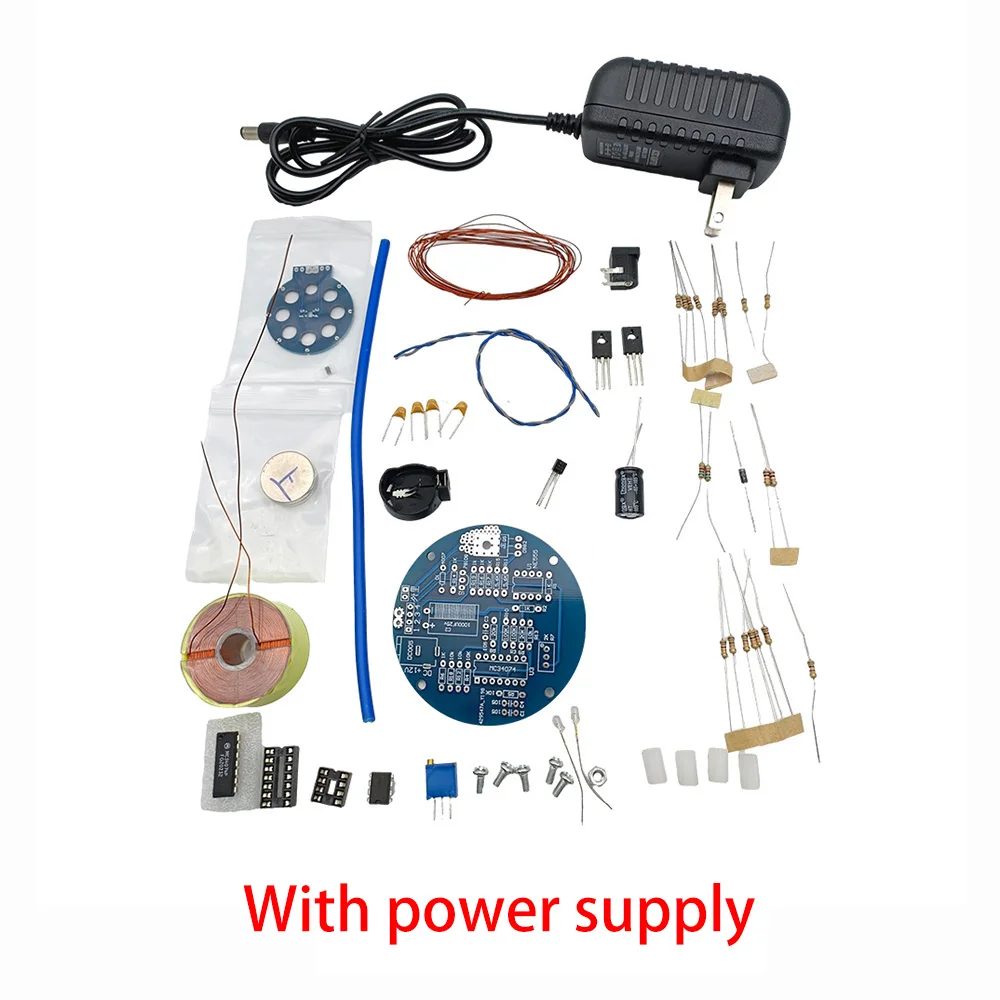 Imagem -02 - Levitação Magnética Faça Você Mesmo Kit de Suspensão Magnética com 12v Alimentação Ciência Educação Eletromagnética Experiment Toys Kit