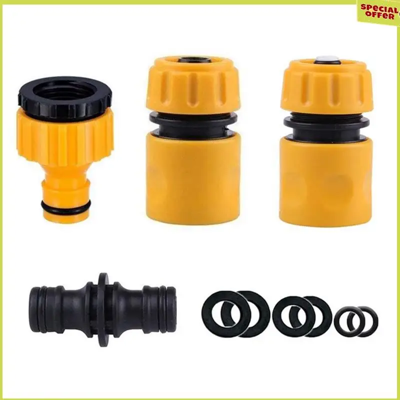 

A34R 20PCS Garden Hose Connector Extender Hose Quick Connector Set Kit Connector Hose End Connector Hose Connector