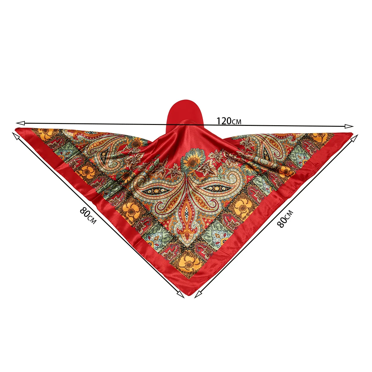 العصرية الأزهار طباعة النساء الحجاب وشاح قبعة لينة الساتان منديل هيرباند منديل رئيس الحجاب سيدة عقال أغطية الرأس