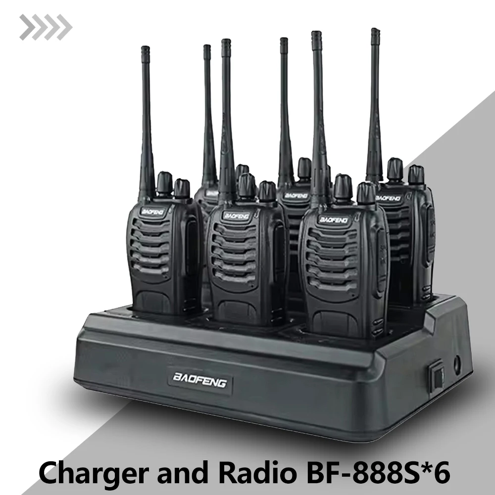 Baofeng Walkie Talkie Original, Transceptor UHF, Tweeter Draagbare, BF 888S Intercomunicador, 5W, BF-888S, 400-470MHz, 5W