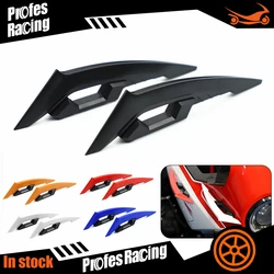 Motorcycle Front Fairing Winglets 1pair Universal Side Spoilers Dynamic Wing Sticker Motorcycle Winglet Aerodynamic