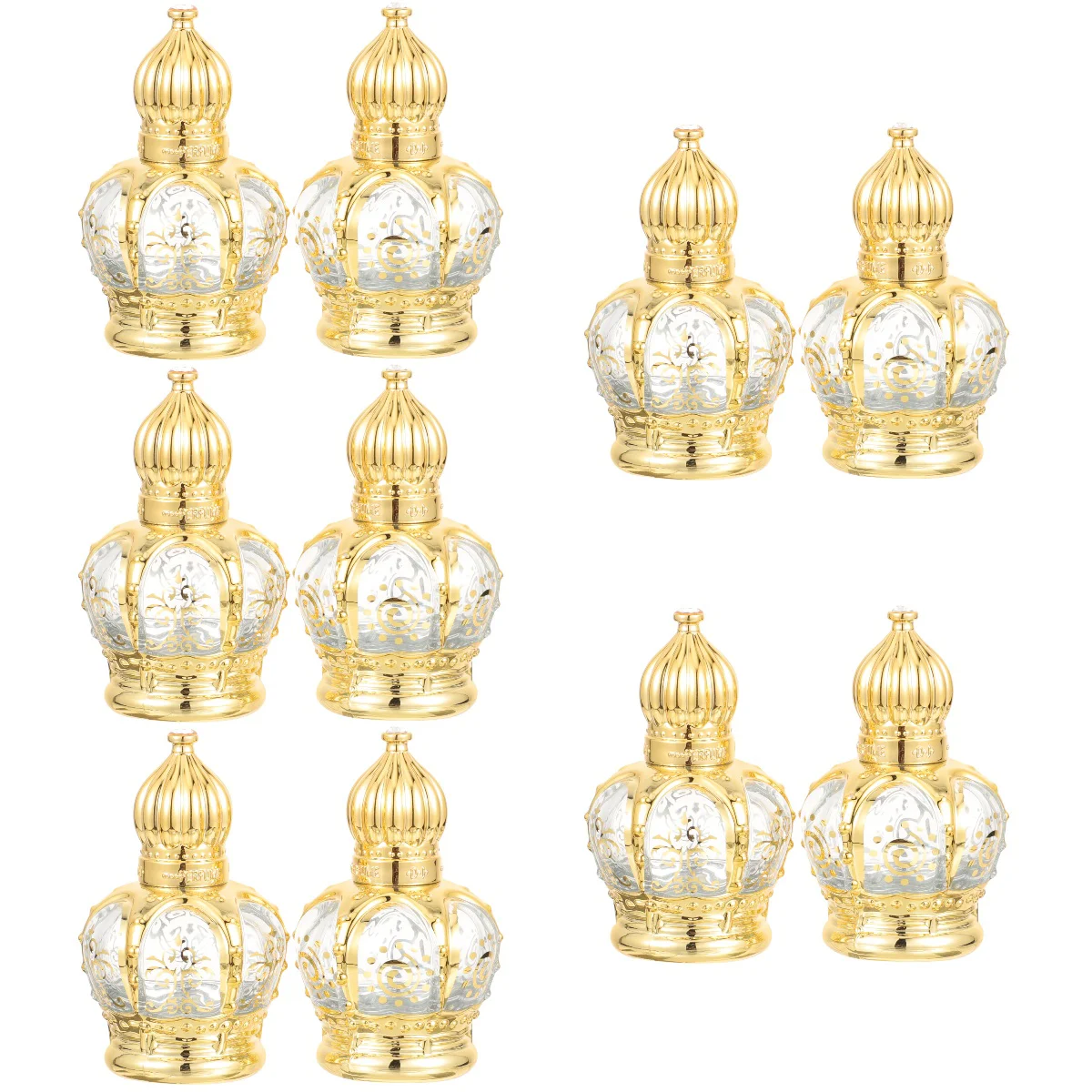 

5 PCS Essential Oil Bottle Bottling Travel Perfume Vintage Glass Water Catholic Refillable Bottles