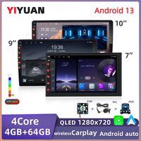 2 Din Car Radio Carplay Android Auto 7 9 10 Inch 4G 64G Universal Multimedia Player DSP AM RDS AHD GPS WIFI Auto radio