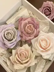 1 Barrette Spring/Summer Vintage Vibe Rose Flower barrette Hairpin Collection High look level bangs side clip hair accessories