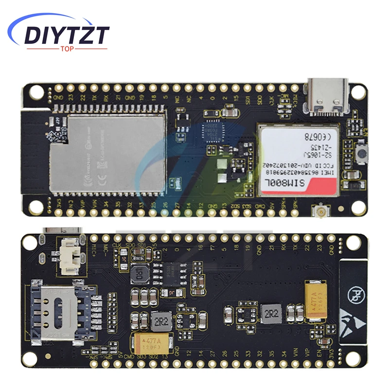 DIYTZT TTGO T-Call V1.3 ESP32 Modulo Wireless Antenna SIM Scheda SIM Modulo SIM800L E Antenna GSM/GPRS per arduino