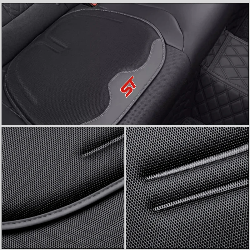 Car Seat Cover Ice Silk Cushion Soft Pad Protective Mat Accessories For Ford Mustang Edge Mondeo ST Fusion Explorer - view 5