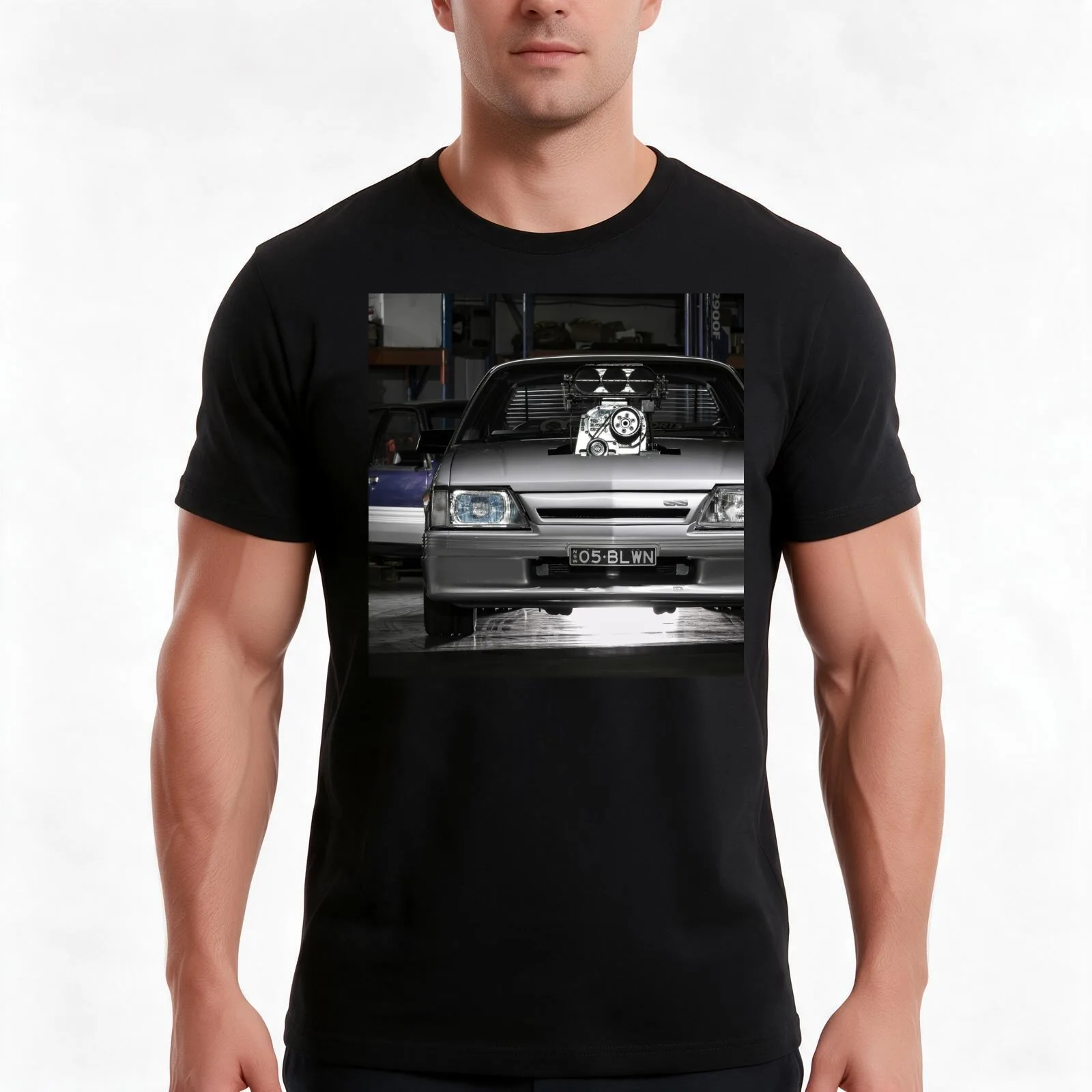 Anthony Dooly's Holden VK Commodore T-Shirt, Summer Casual Cotton Tee, Oversized Streetwear Tops, Vintage Graphic Print