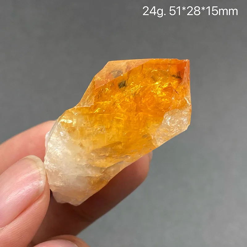 100%  Natural citrine Mineral Specimens Stones and Crystals Healing Crystal from China