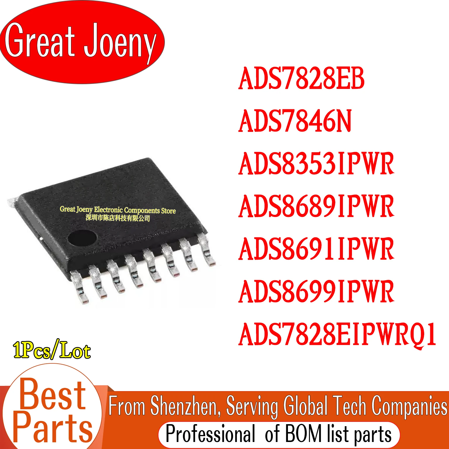 

ADS7828 ADS7846 ADS8353 ADS8689 ADS8691 ADS7828EB ADS7846N ADS8353IPWR ADS8689IPWR ADS8691IPWR ADS8699IPWR ADS7828EIPWRQ1