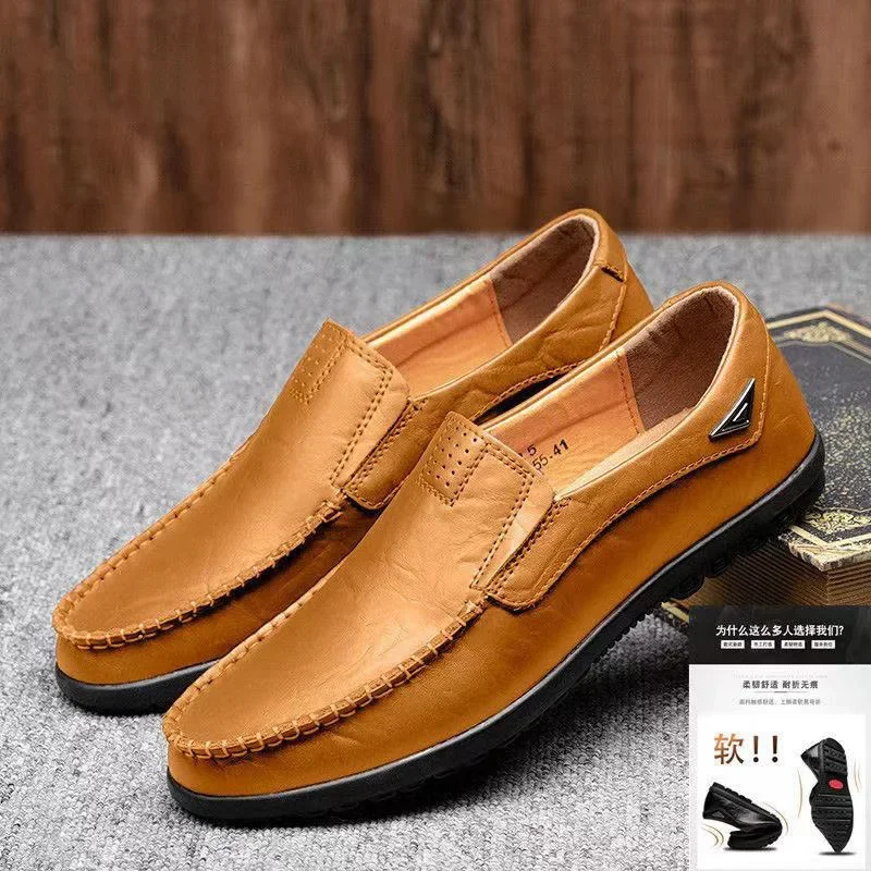 Man Summer Sneakers High Quality Handmade Leather Luxury Men's Shoe Casual Outdoor Flat Bottom Driving Shoes Zapatos De Hombre