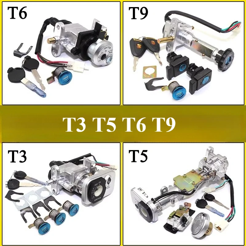 

Электрический переключатель зажигания Cruiser для мотоцикла, крышка топливного газа, набор замков для ключа для Wottan Storm 125 Majiester T3 T5 T6 T8T9