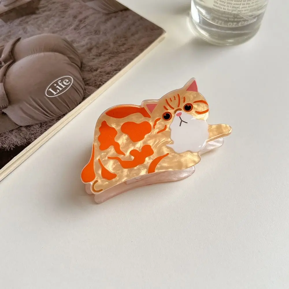 Cute Puppy Animal Dog Hair Claw Cartoon Kitten Cat Hair Clip Women Headwear Animal Shark Clip Girl