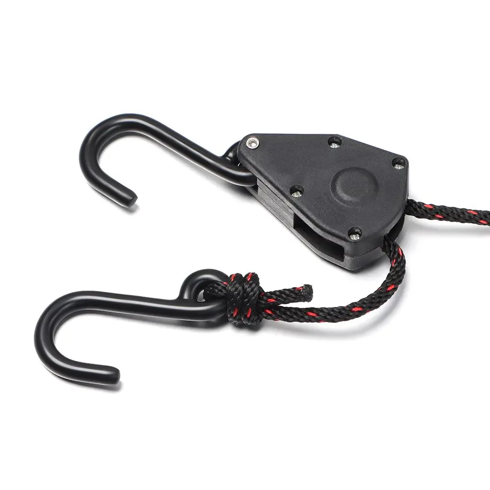 خيمة الملحقات أضواء رفع أداة التخييم الشماعات السقاطة مشبك ثابت بكرة الموتر قابل للتعديل حبل السحابة #2