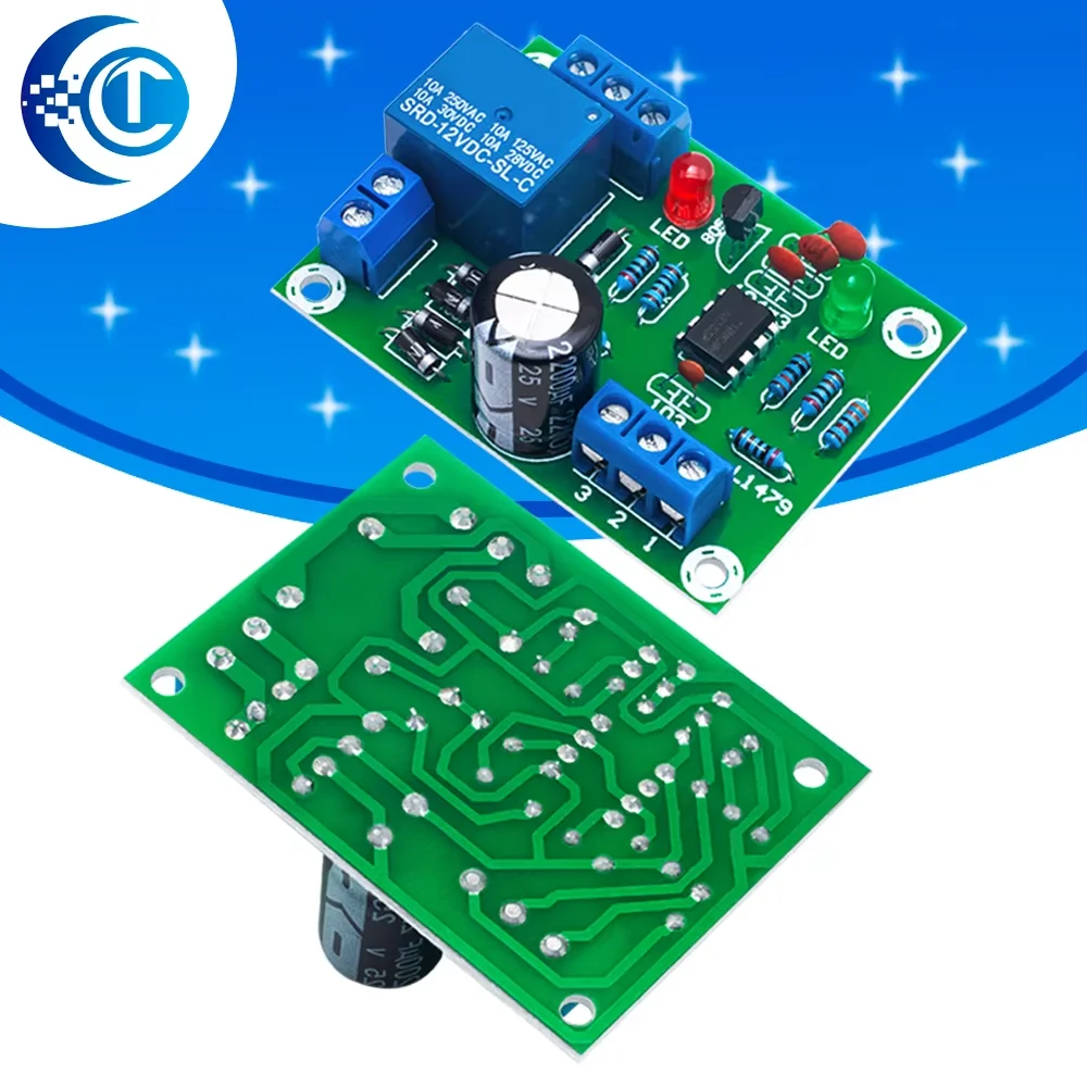Integrated Protection Liquid Level Sensor Switch Module, Automatic Pumping & Drainage Water Level Control Circuit Board