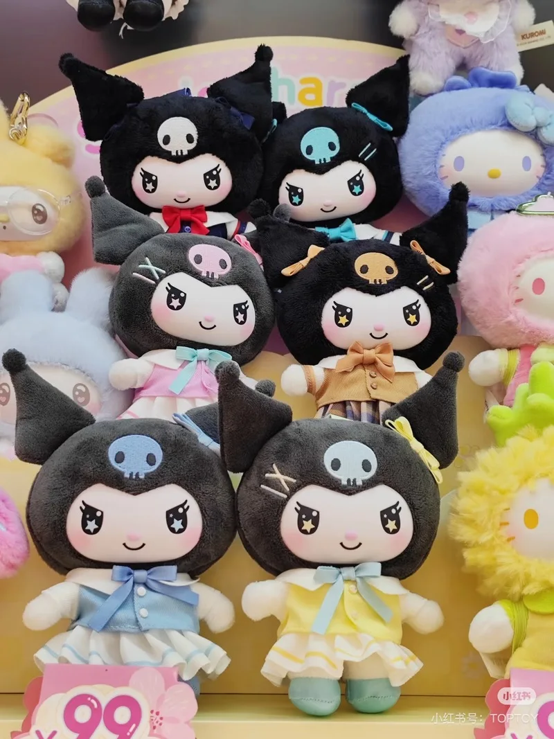 الأصلي الجديد حار Kuromi الحرم الجامعي مذكرات سلسلة العصرية اللعب صندوق أعمى دمية الفينيل موضة ظهره قلادة لتقوم بها بنفسك اكسسوارات مخصصة