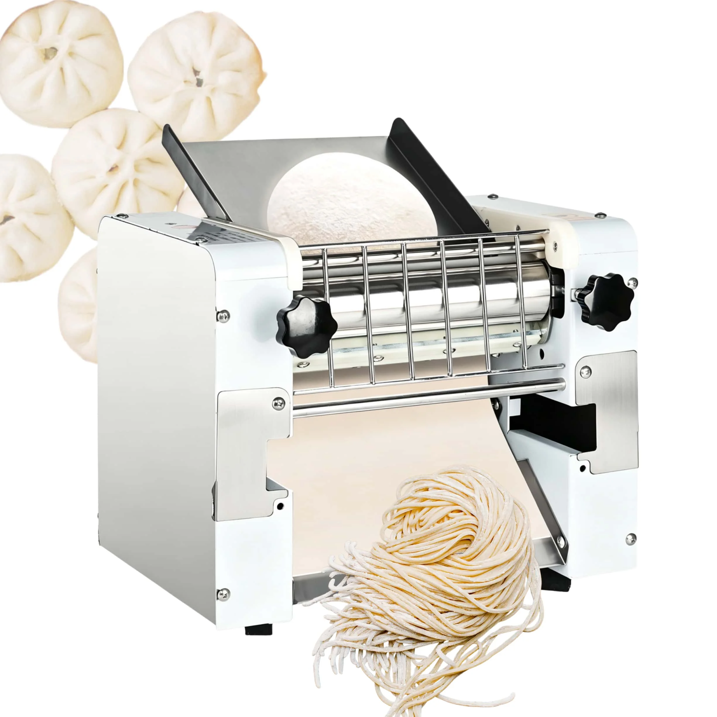 26cm 28cm 30cm Dough Roller Sheeter Kneader Pizza Dough Press Machine Automatic Rolling Bread Pastry Dough Kneading Machine