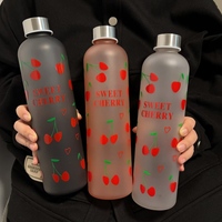 1000ml (33.81fl oz) Water Bottle - Portable, Leak-Proof, Christmas Gift for Friends/Students/Couples, Home Use