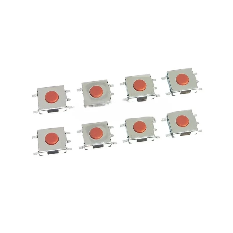 

Красная тактильная кнопка-переключатель, пятиконтактная, 6*6*2.5/2.7/3.1/3.4/3.7 мм, SMD, термостойкая, экологичная