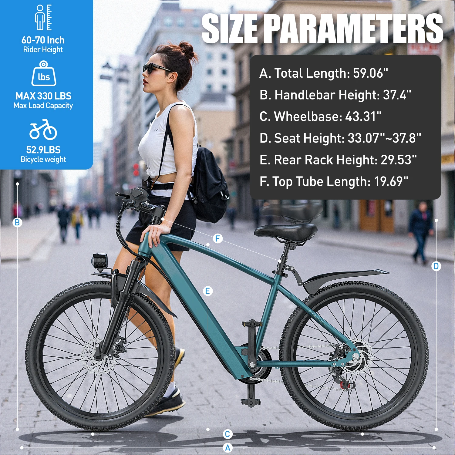 Rower elektryczny dla dorosłych, rower górski elektryczny 26 cali 24 cali, silnik elektryczny 650W, prędkość maksymalna 40 km/h, bateria 10.4AH 13.5AH, rower elektryczny dla dorosłych