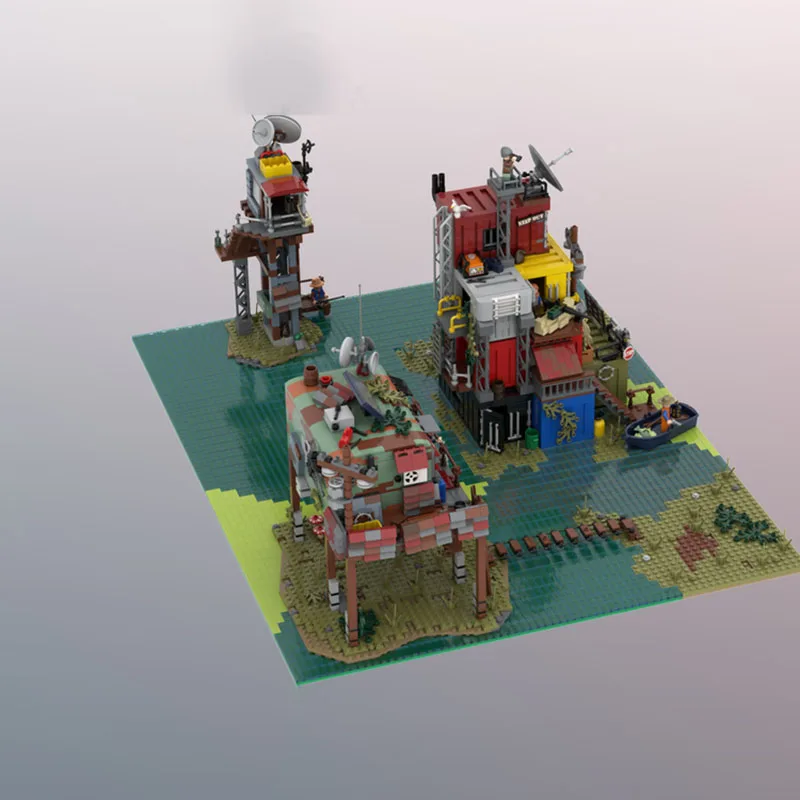 Neue MOC-Bausteine, Baumodelle, World End Survival City, Kinderspielzeuggeschenke, DIY-Montageset