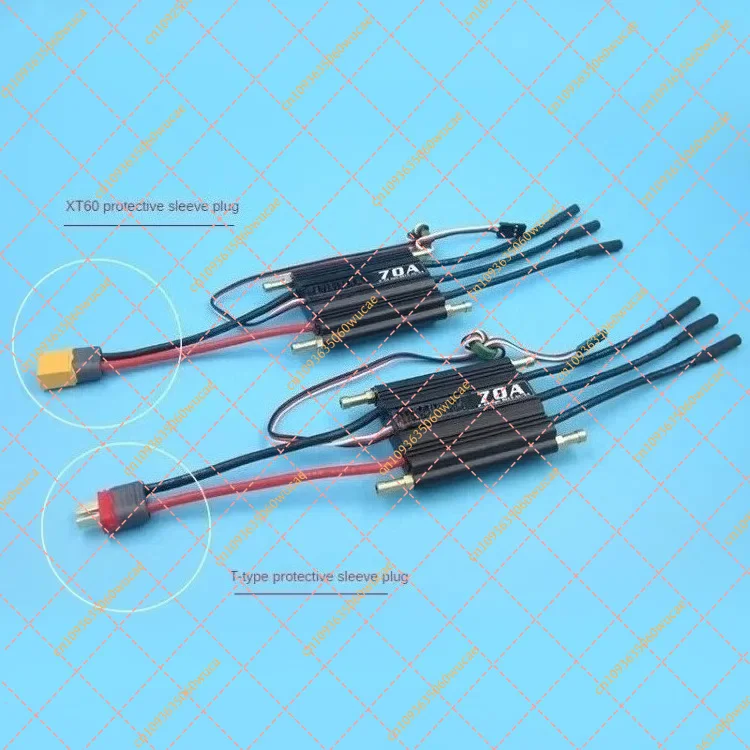 for Flycolor RC Boat Brushless ESC 50/70/90/120/150A, Water-Cooled Bidirectional 2-6S Lipo with Banana Plugs