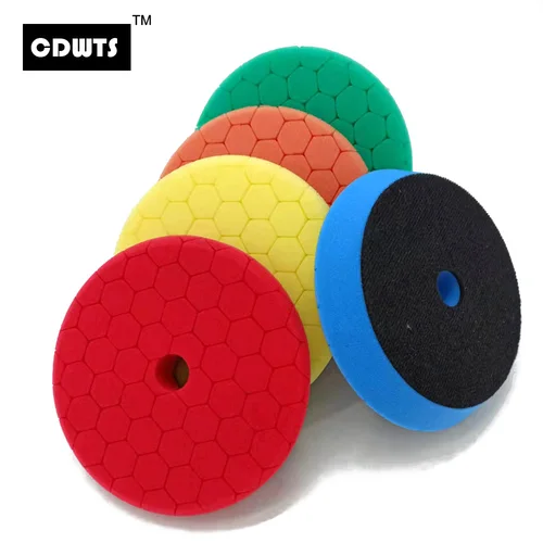 CDWTS-Kit de almohadillas de pulido para faros de coche, 3/5/6 pulgadas, para DA RO, Polishier, boinas de pulido automotrices para eliminación de arañazos de coche