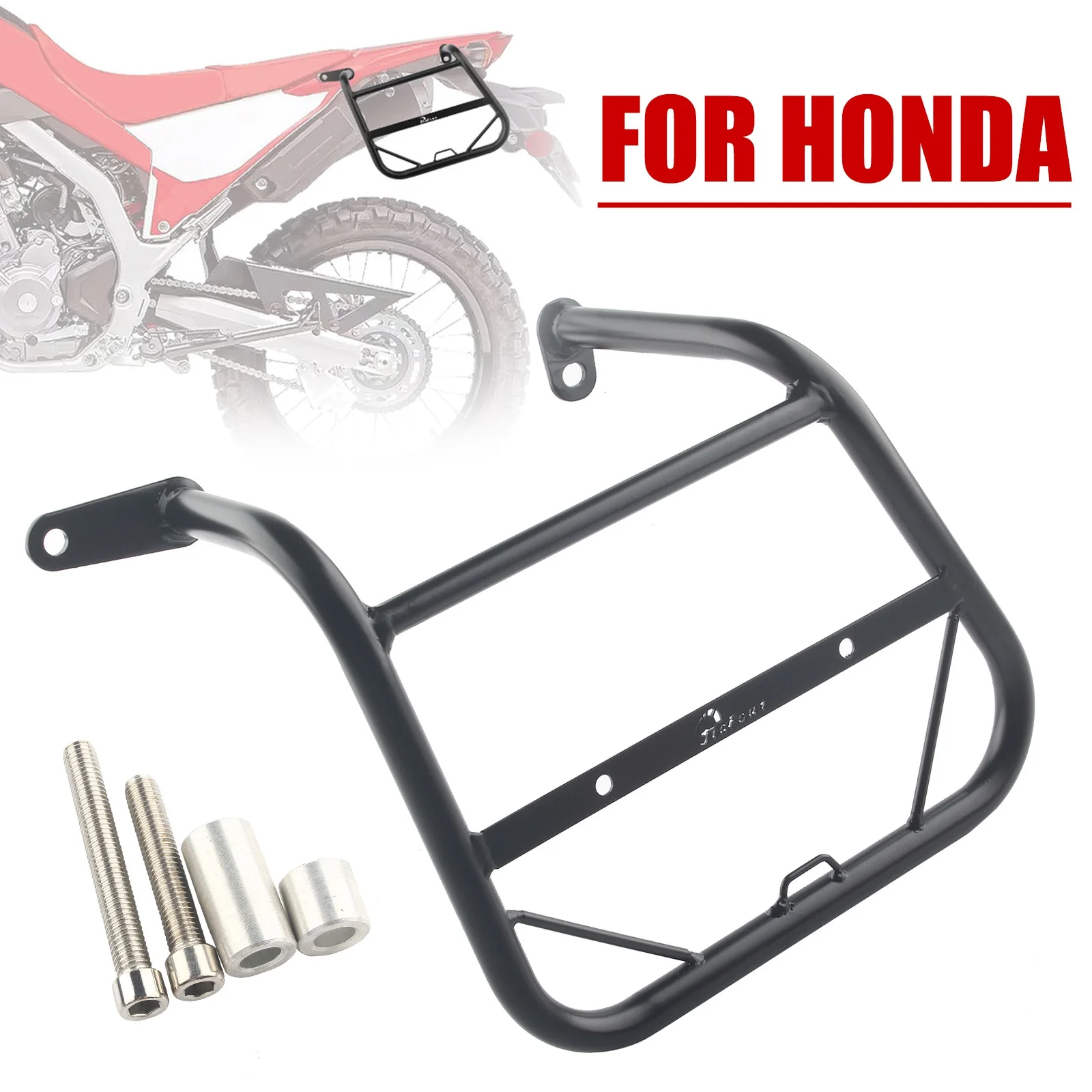 Rear Luggage Rack Saddlebag Side Trunk Bag Support Bracket Side Trunk Bag Hold For HONDA CRF250 Rally CRF300 Rally 2021-2023