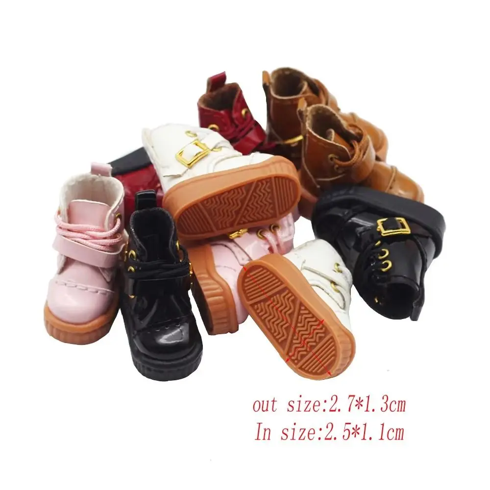 New Obitsu 11 Fashion Japanese Small Leather Shoes Ob11 Doll Accessories Mini Toy For Penny, Molly, Ymy, Gsc, 1/12 Bjd Doll