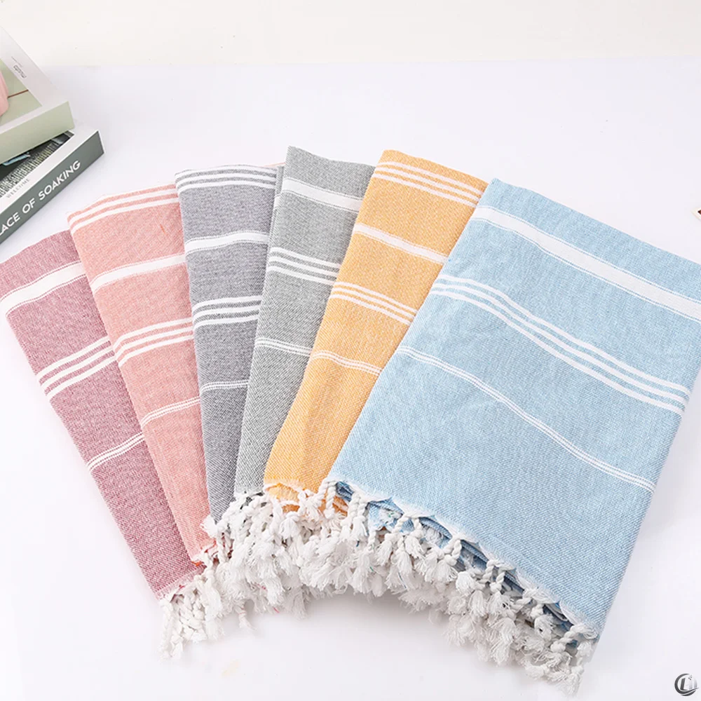 YEUZLI COTTON Large Cotton Bath Towel Turkish Beach Twoel Sauna Girl Design for Men And Women Spa Hammam Gift