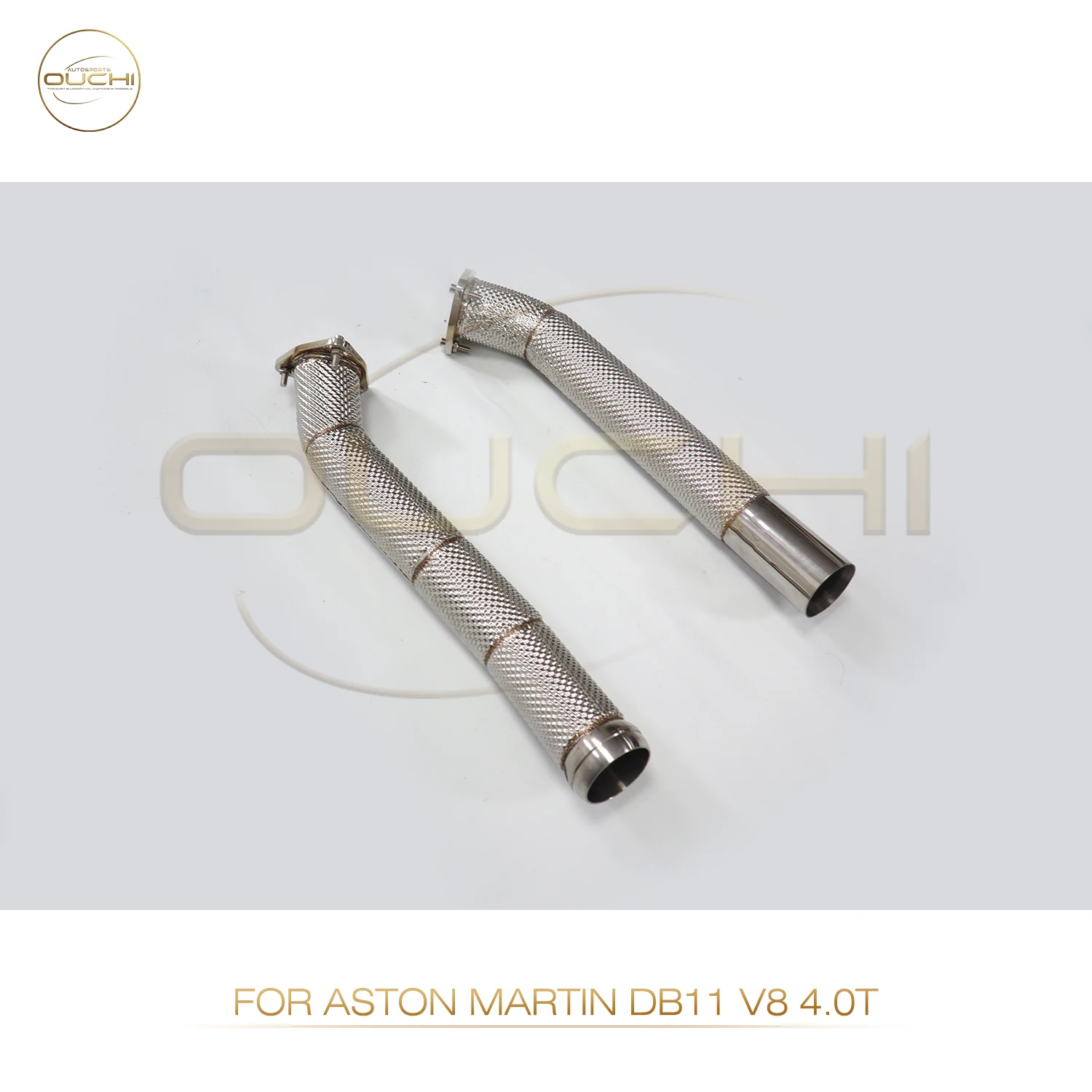 OUCHI Exhaust System Performance Middle Pipe for Aston Martin DB11 V8 4.0T With Heat Shield Racing Pipe