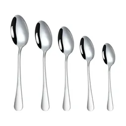 1Pcs Espresso Spoon 4 Inches Mini Coffee Spoon Small Bistro Spoon for Dessert Stainless Steel Tea Appetizer