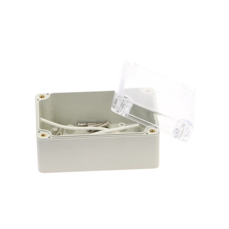 1pcs 100x68x50mm Plastic case Security power supply case Transparent instrument case Outdoor wiring waterproof box