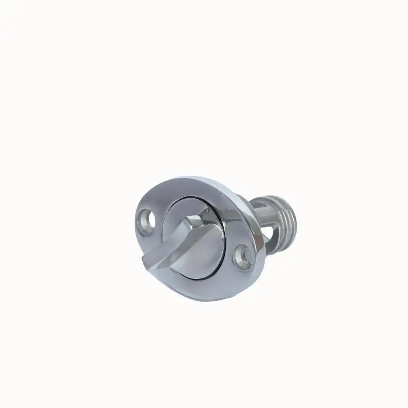 Yacht Drain Plug 1 Inch 316 Stainless Steel Rust Resistant Oval Shaped Leakproof for Sailboat Fishing Boat Kayak Canoe