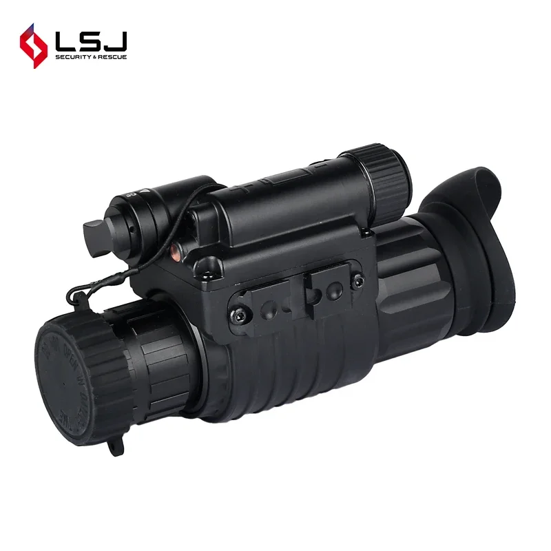 Low Light Manual Focus PVS-13 Helmet Mounted NV Gen 3 Green&White Phosphor  Monculars Night Vision