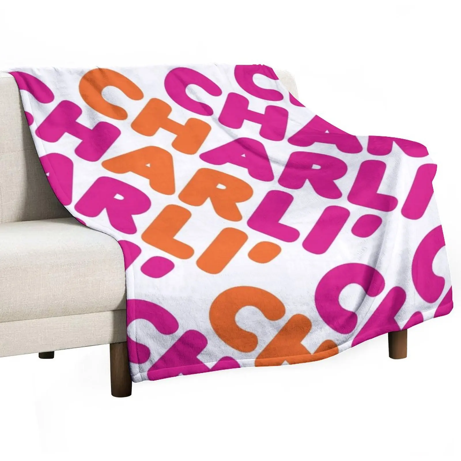 

Charli' Dunkin' Pattern Throw Blanket Kid'S Decoratives Blankets