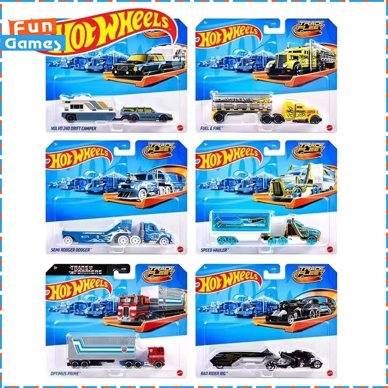 Hw Car Model Transport Fleet Series 1/64  Fuel Tank Car Speed Hauler Car Models Boy Room Ornament Collection Birthday Gift