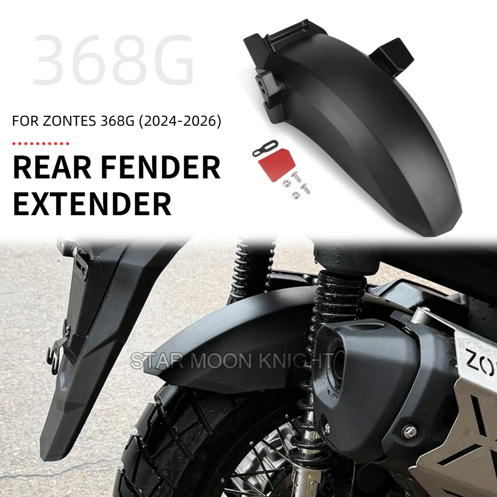 

For ZONTES 368G G368 368 G 2024-2026 New Motorcycle Rear Fender Wheel Mudguard Hugger Mudflap Splash Guard Protector Cover