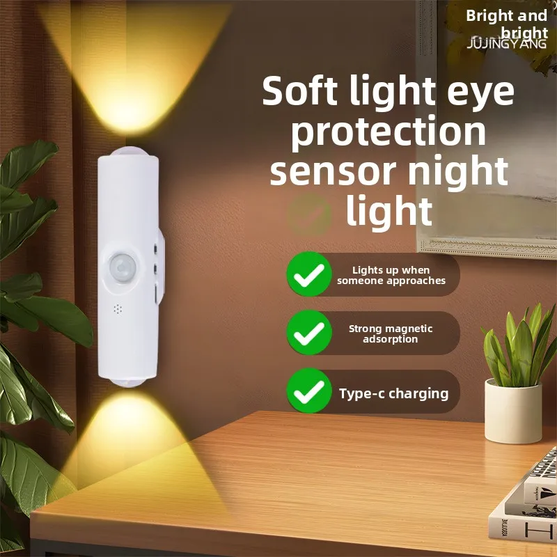 luz-noturna-suave-para-protecao-dos-olhos-com-inducao-por-corpo-humano-e-multiplas-fontes-de-luz-para-quarto-cabeceira-corredor-de-entrada-e-guarda-roupa