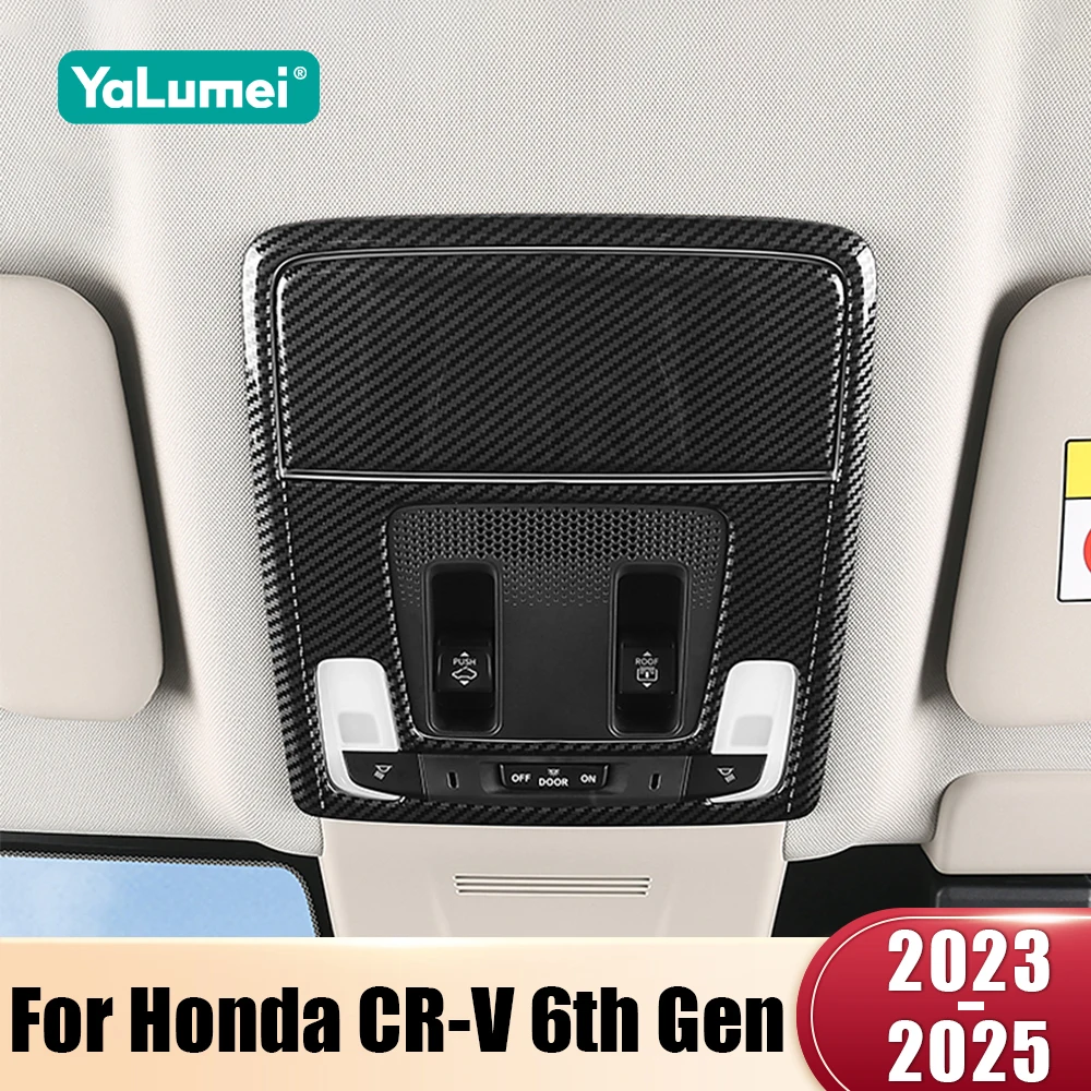 Für Honda CR-V 6th Gen 2023 2024 2025 CRV Hybrid ABS Auto Vorne Lesen Licht Abdeckung Trim Rahmen Aufkleber innen Zubehör