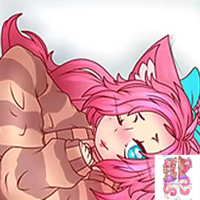 

Dakimakura Anime Pillow Cover SleepyTea Double Sided Print 2Way Cushion Cover Xmas Gifts