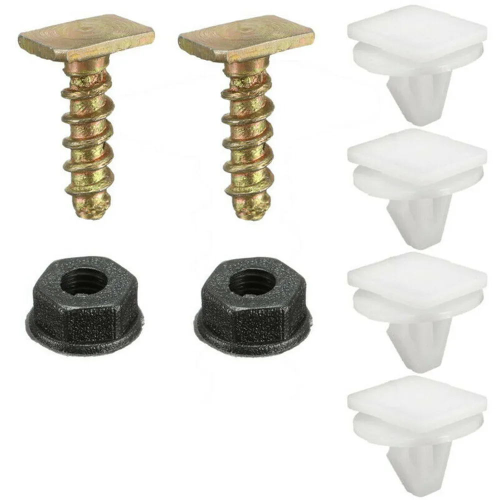 

Car Mud Flaps Fender Front Wheel Arch Trim Fastener Clips Plastic & Metal Screw Nut Set For Corsa C 1406925, 9130754