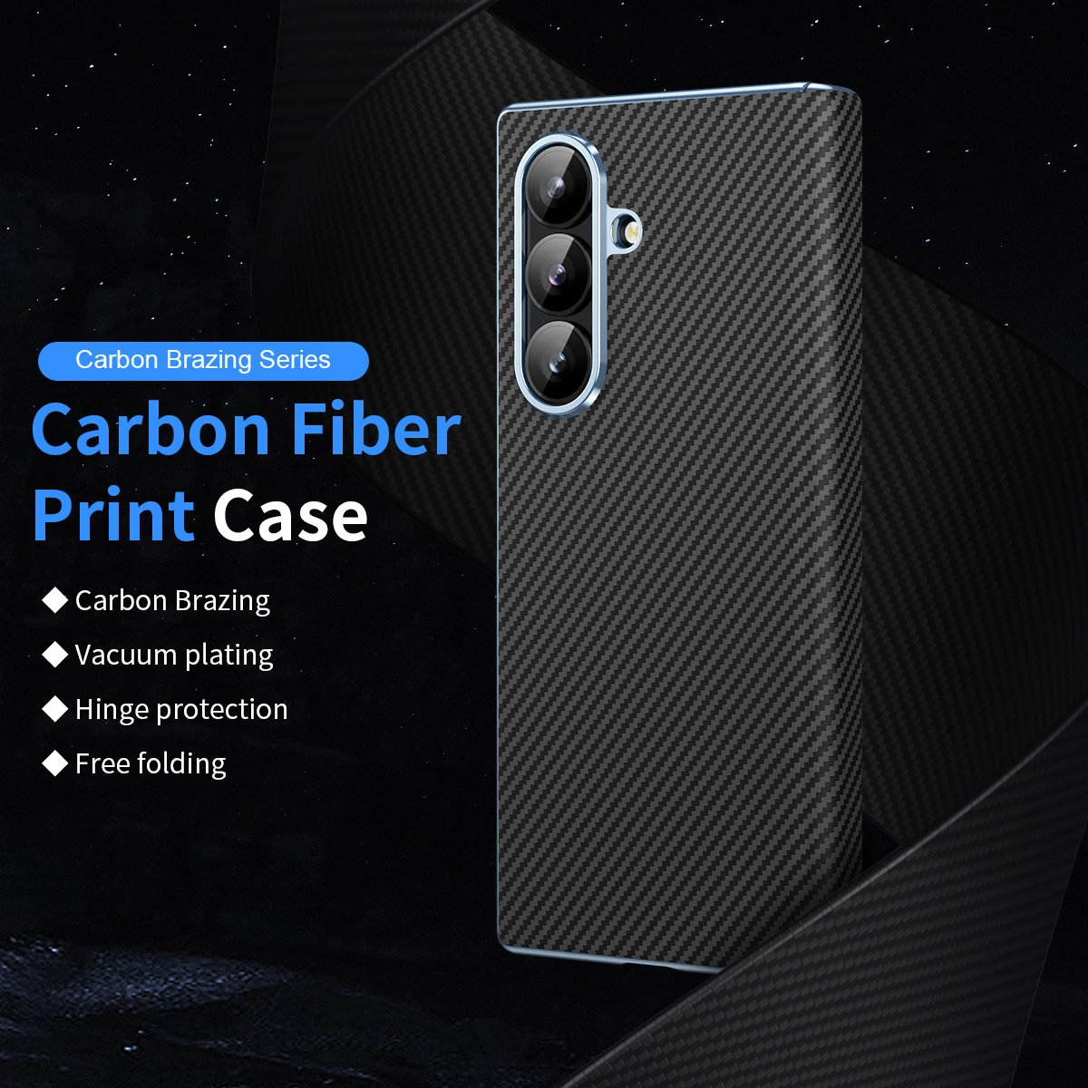 

Luxury Shockproof Case for Samsung Galaxy Fold 7 6 5 4 Fashion Plating PC w/Tempered Glass +PU Protector Skins Back Cover Shell
