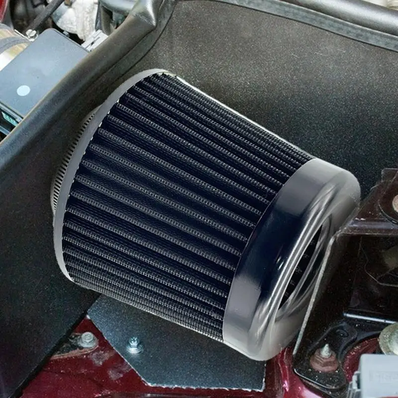 Car Air Filter Cone Replacement Dry Air Filter 76MM High Air Filter For More Engine Power & Passionate Induction Sound