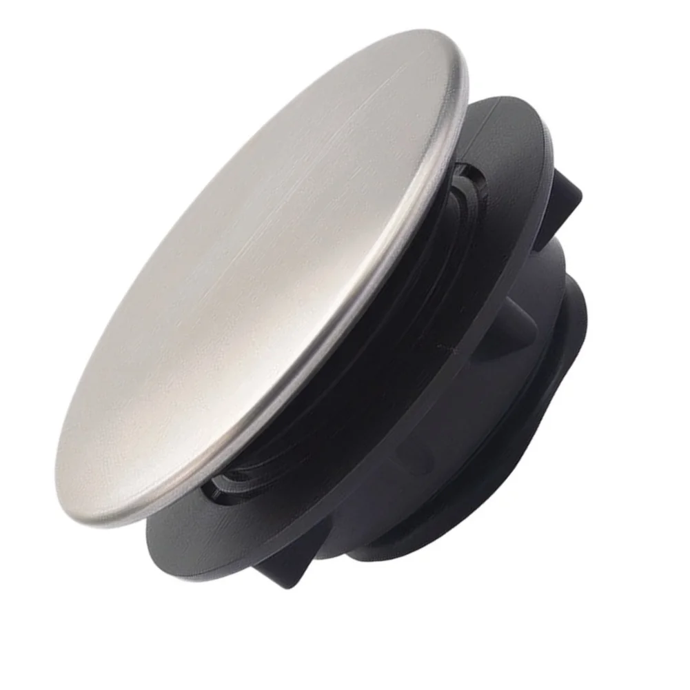 Practical Sink Hole Cover Faucet Hole Cover Black Material Easy Installation Kitchen Sink Hole Cover Leak-Proof Design