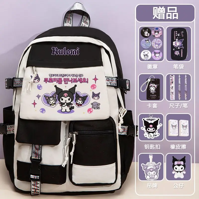 

Sanrio New Clow M Student Schoolbag Cute Casual and Lightweight Shoulder Pad Waterproof Large Capacity Backpack