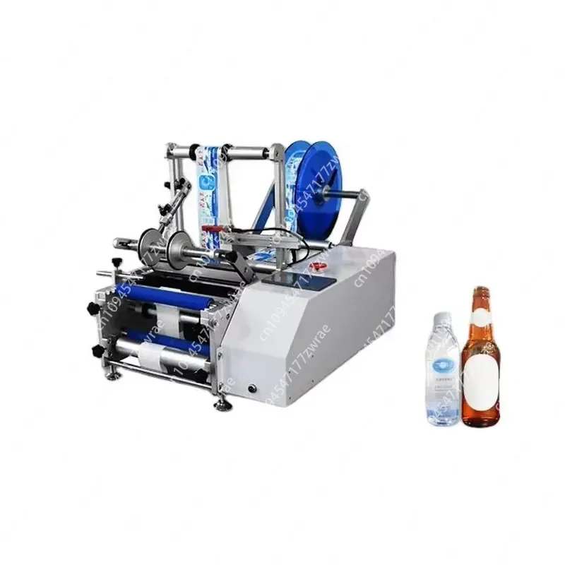 Electric Semi-Automatic Batch Coding Motor Components Manual Labeling Machine for Bottles Plastic Packaging Date Printer 220V