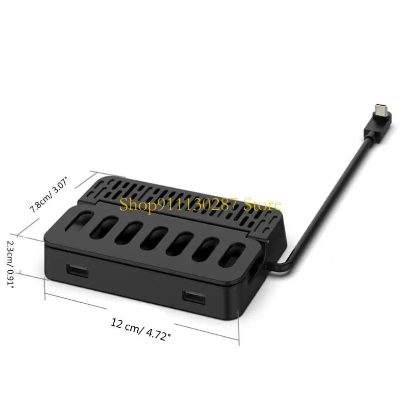 J1HC Type-C Docking Station Game Console 4K30HZ Ethernet Hub حامل لـ SteamDeck #6